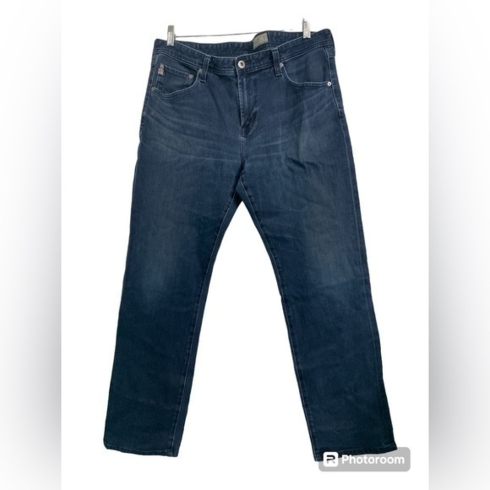 AG Slim Straight Denim360 Jeans, size 36X34